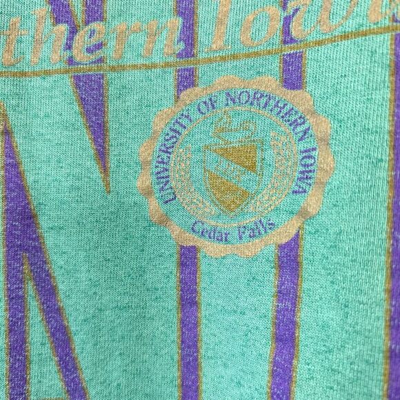 90s UNI GEAR Collegiate Crewneck Green Size XL - Picture 9 of 14